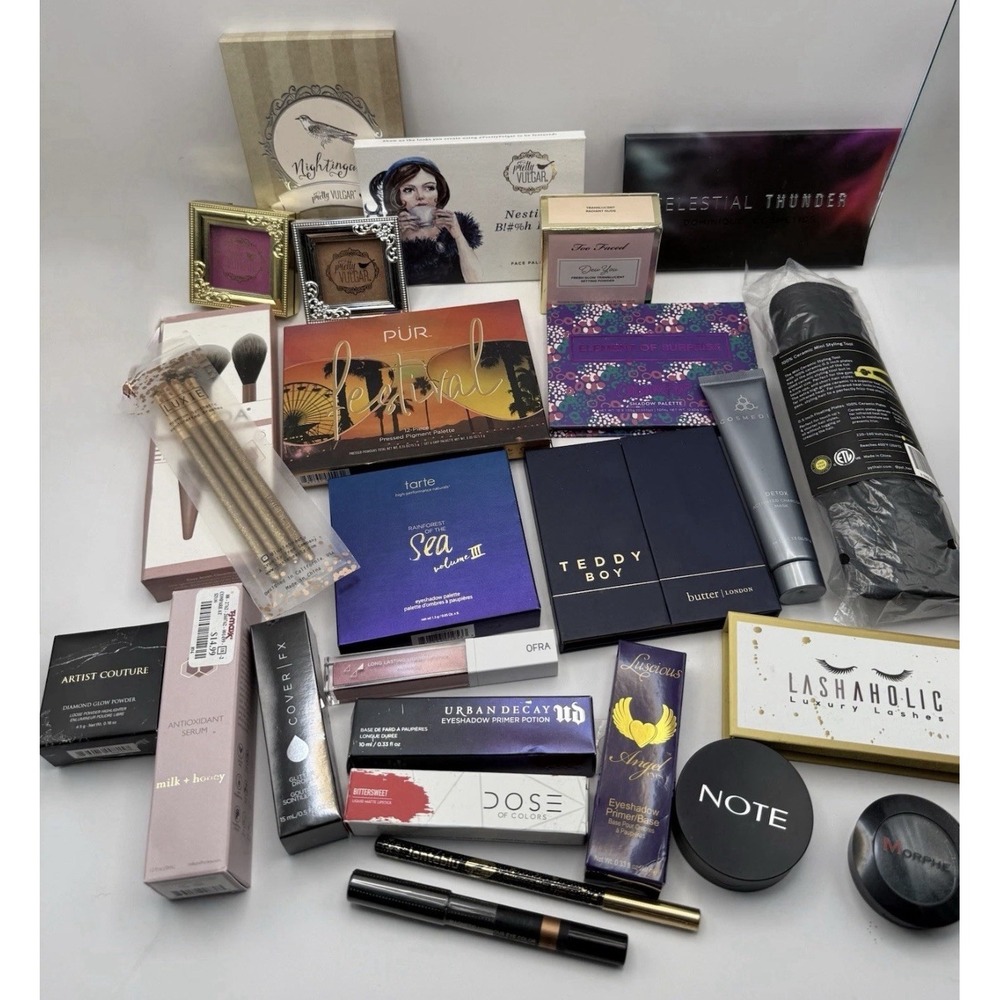 HUGE Makeup LOT: Tarte Rainforest Of The Sea Volume 3 III/Pur/PrettyVulgar/MORE